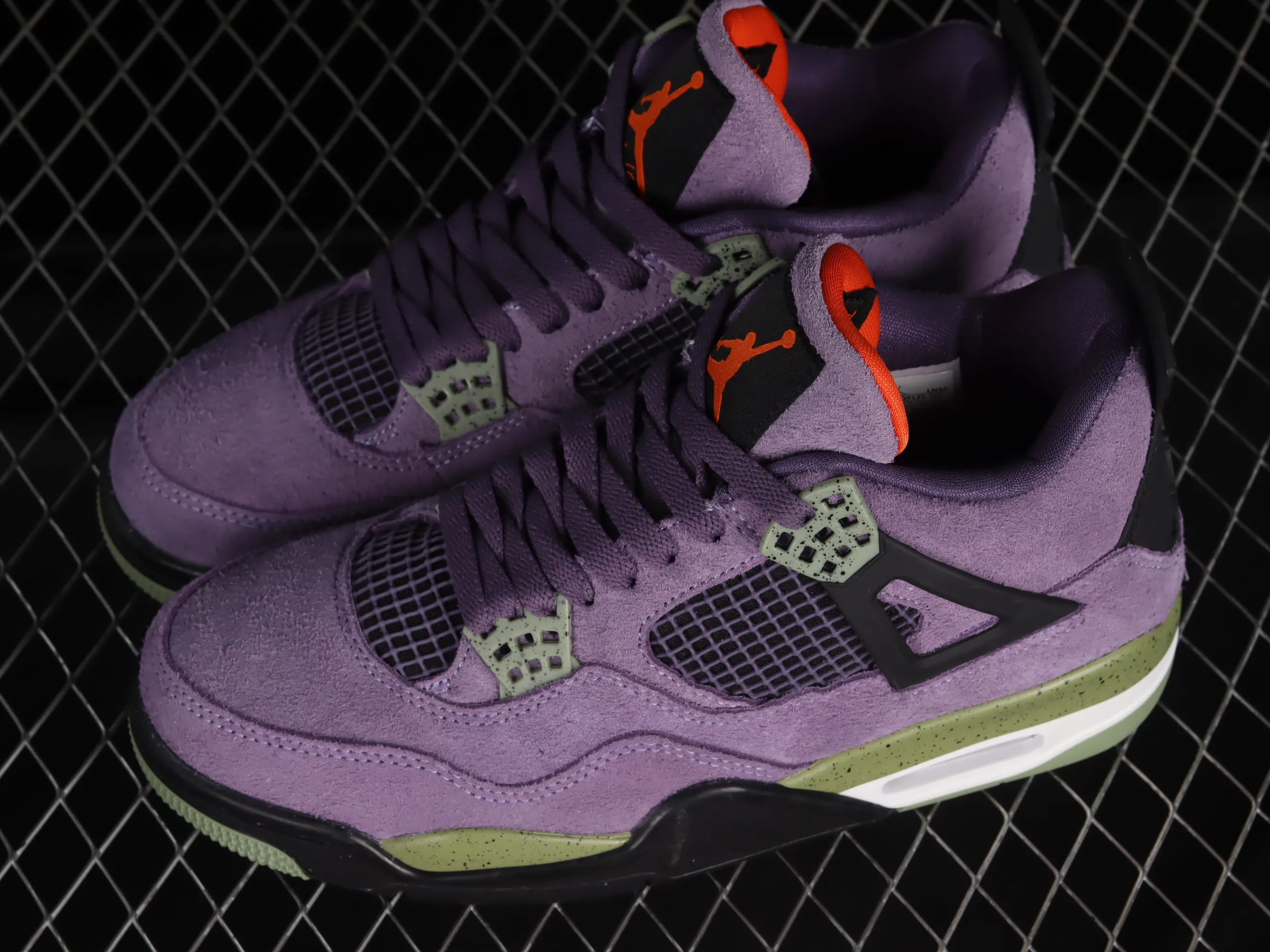 All categories Air Jordan Jordan series basketball shoes Air Jordan 4 F version Air Jordan 4 Retro "Canyon Purple" AJ4 Joe 4 purple suede basketball shoes AQ9129-500